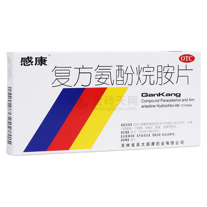 感康片(复方氨酚烷胺片)/复方氨酚烷胺片
